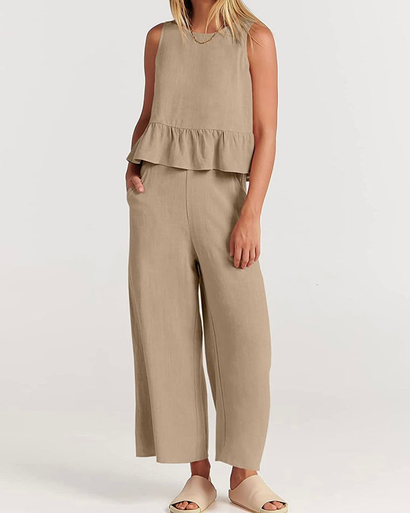 Roxanne - Chic Ruffled Set