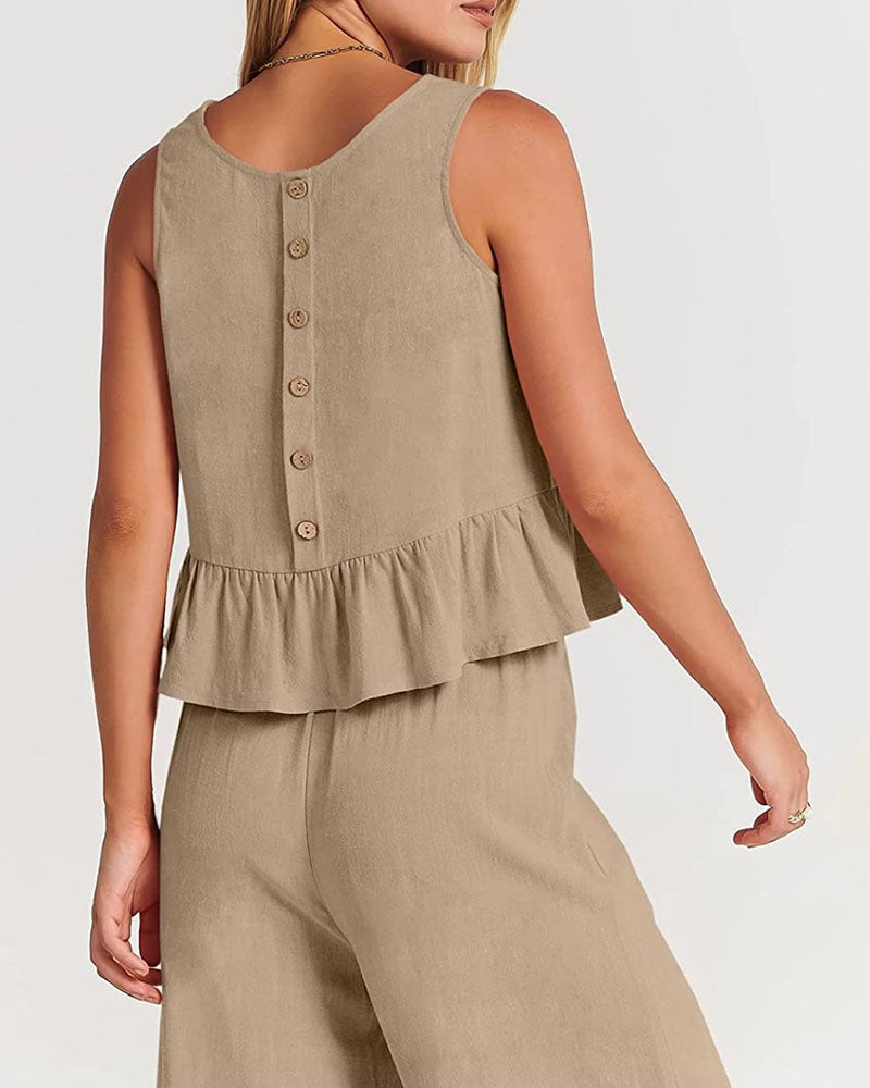 Roxanne - Chic Ruffled Set