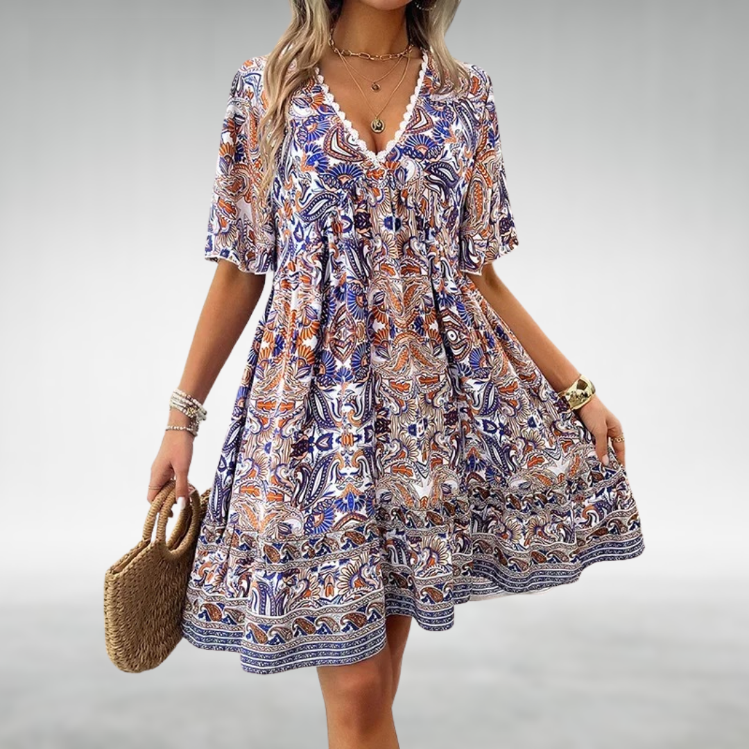 Quinley  - Boho Swing Dress