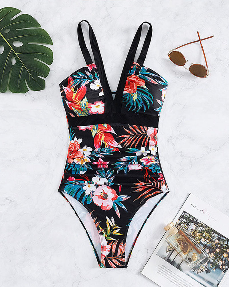 VANESSA -  Floral Swimsuit