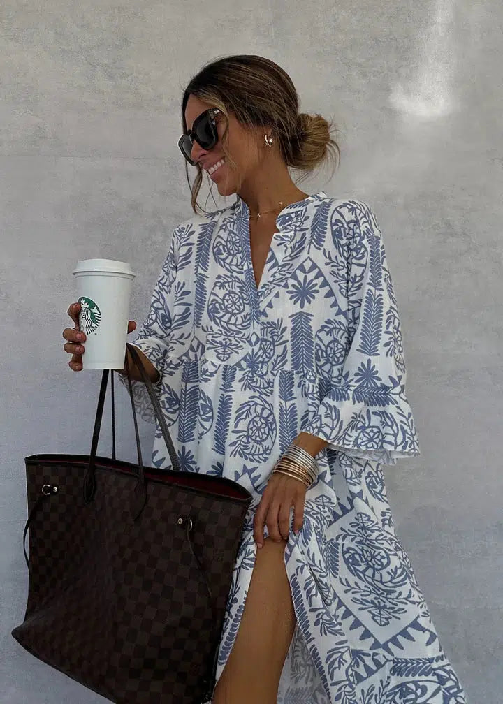 Fiorelia - Relaxed Boho Tunic Dress