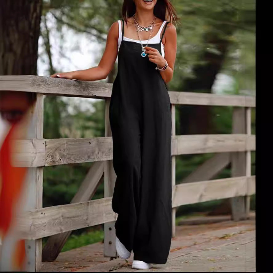 GLINDA - Relaxed Wide-Leg Jumpsuit