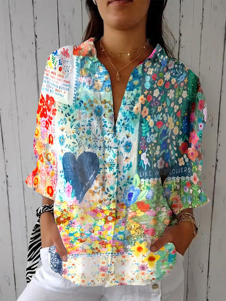 Thalia | Joyful Petals Blouse